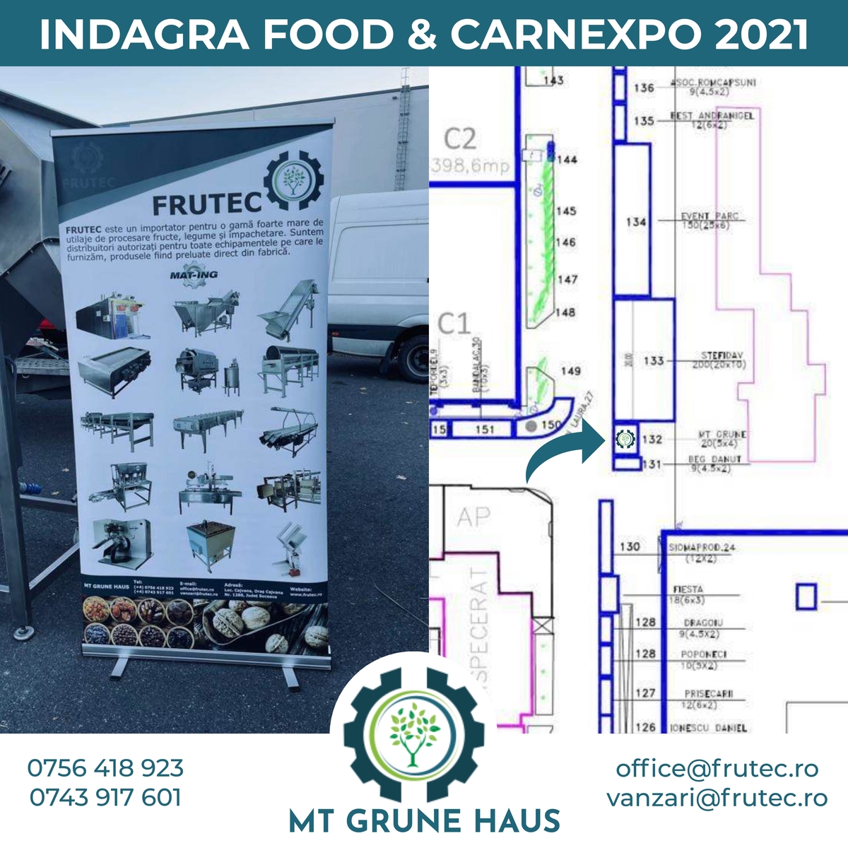 Mt Grune Haus participare eveniment - INDAGRA FOOD & CARNEXPO 2021